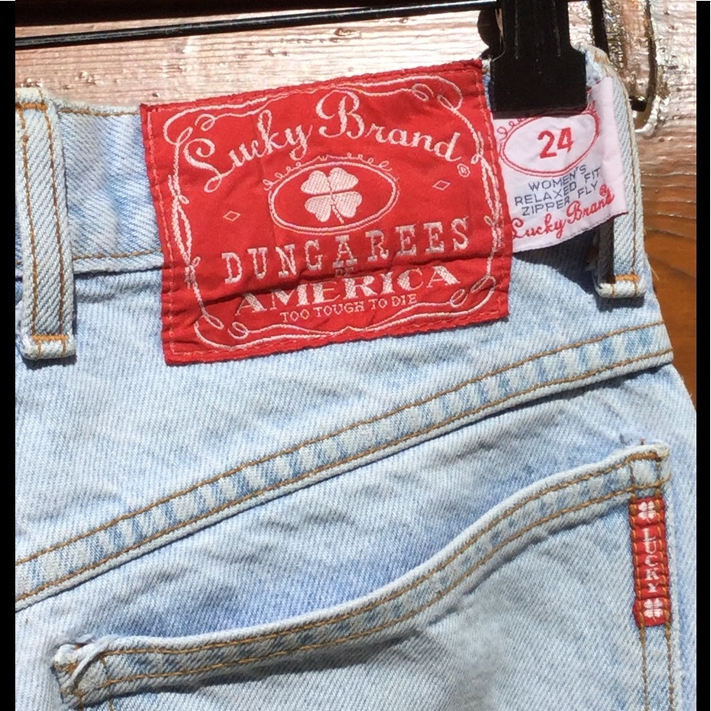 🍀 ⚠️ 👖 Jeans LUCKY BRAND Mom High  VINTAGE JEANS 29" - Picture 2 of 16